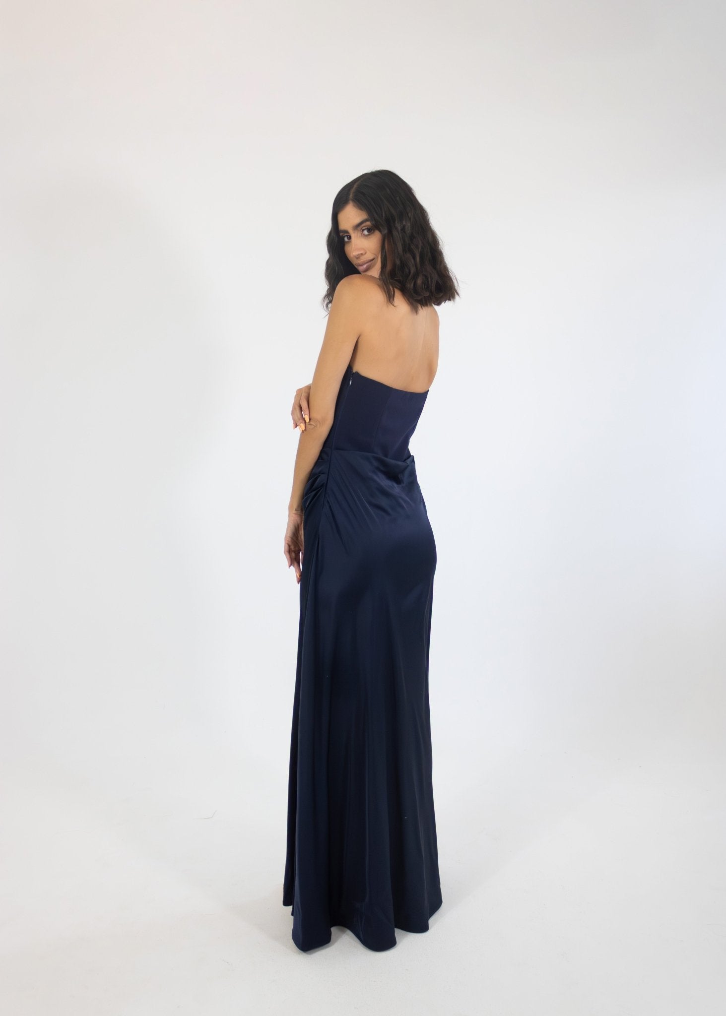 Sisi - azul - Lend the Trend renta de vestidos mexico