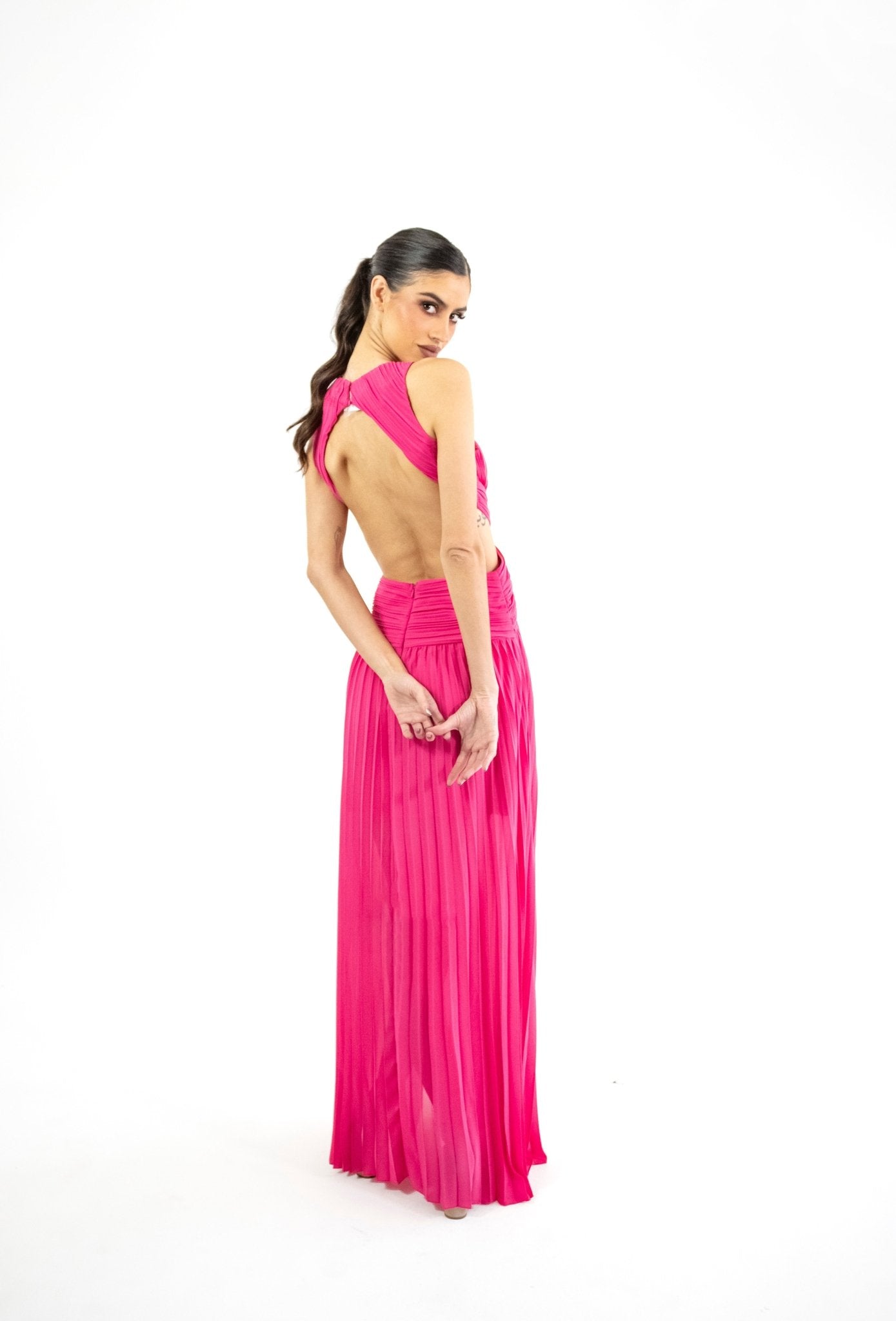 Velma - rosa - Lend the Trend renta de vestidos mexico