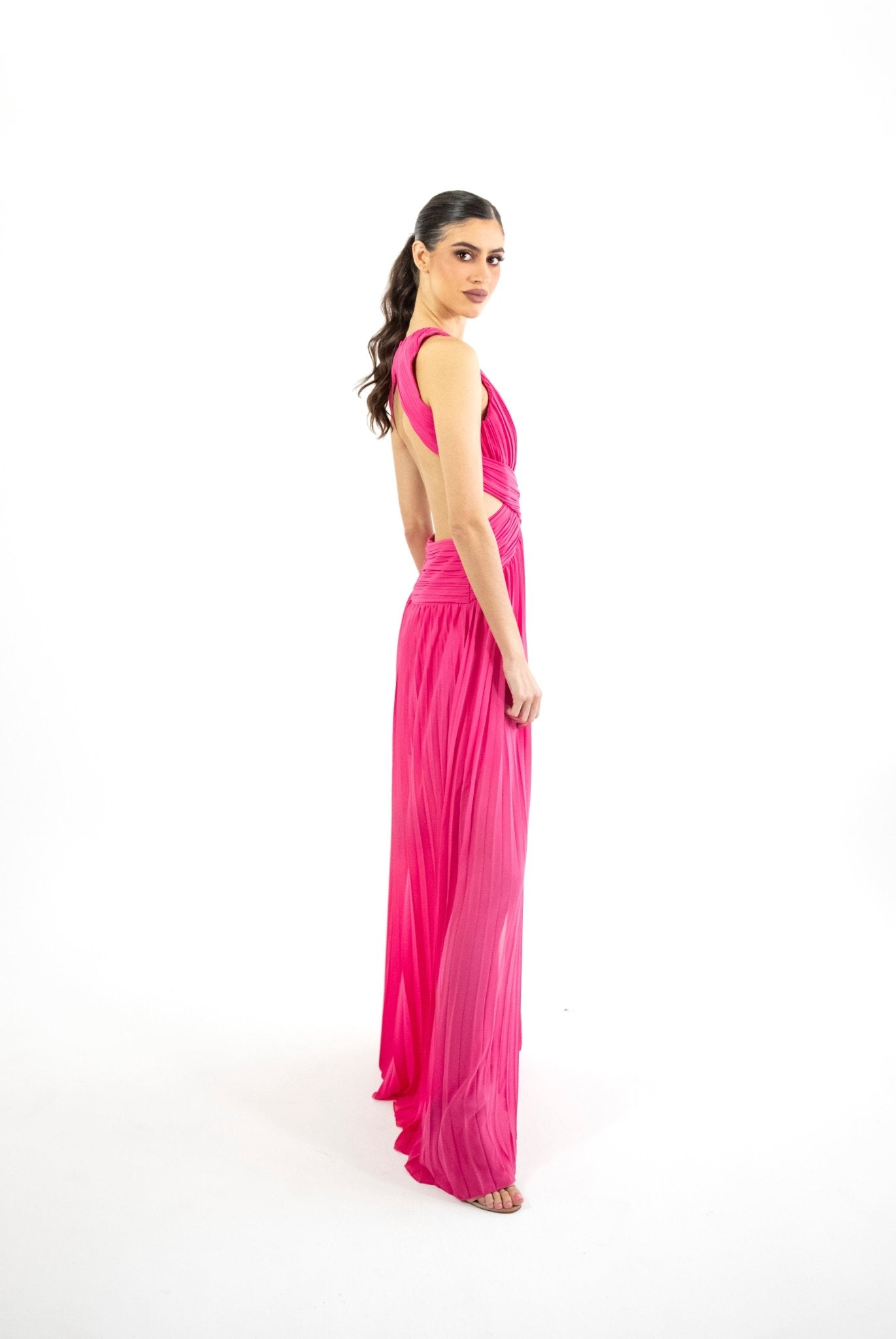 Velma - rosa - Lend the Trend renta de vestidos mexico