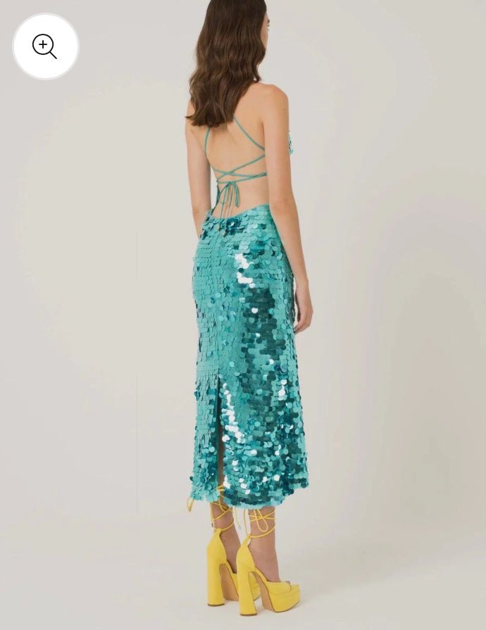 Vestido de lentejuelas - Ana Lucia - Lend the Trend renta de vestidos mexico