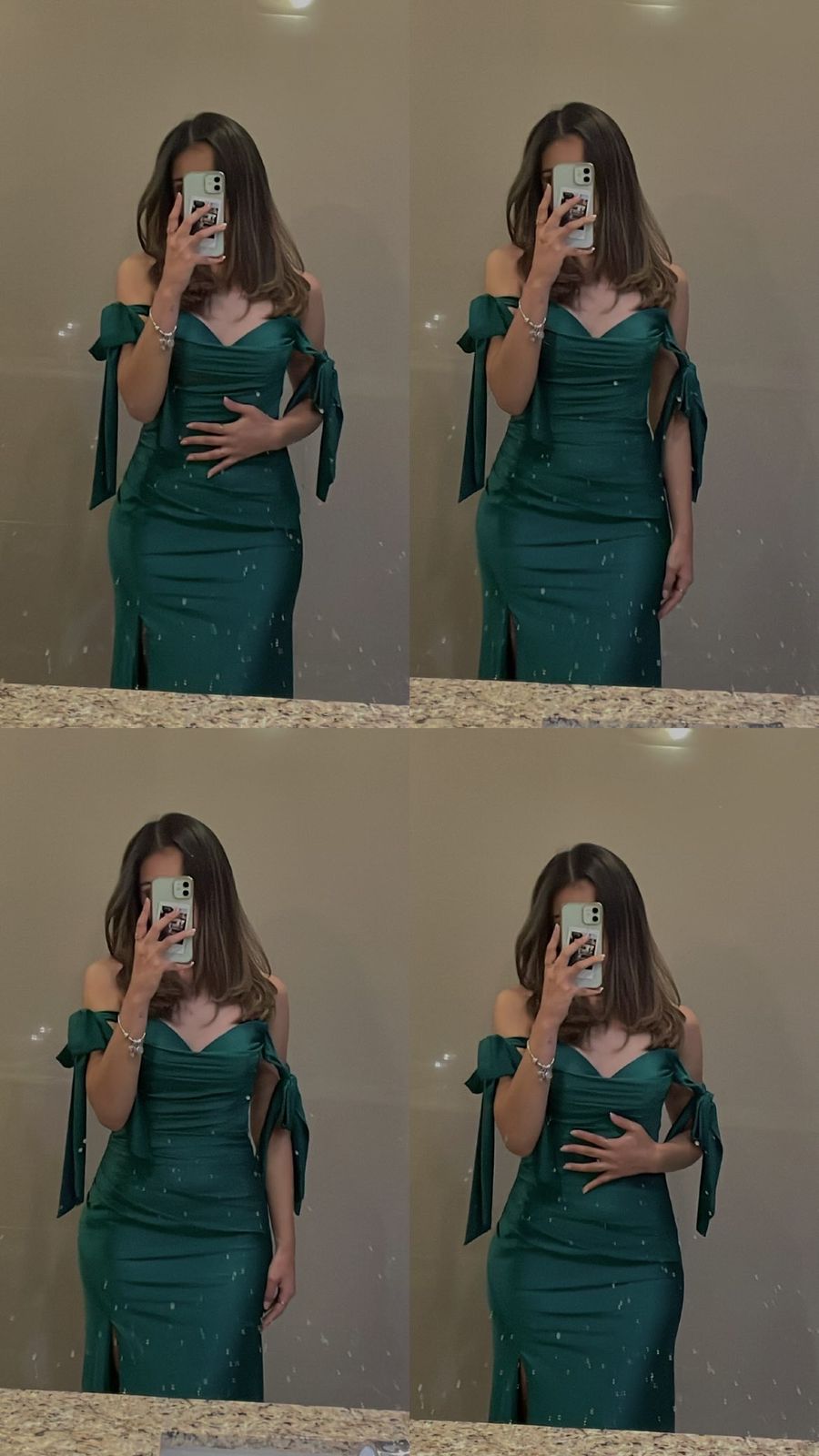 Arita - verde esmeralda venta - Lend the Trend renta de vestidos mexico