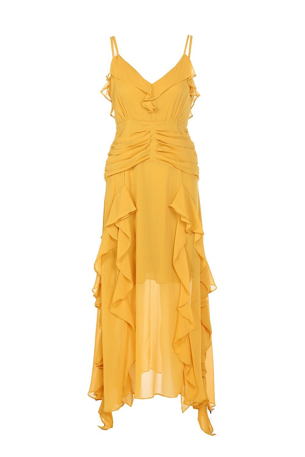 Berenice - amarillo venta - Lend the Trend renta de vestidos mexico