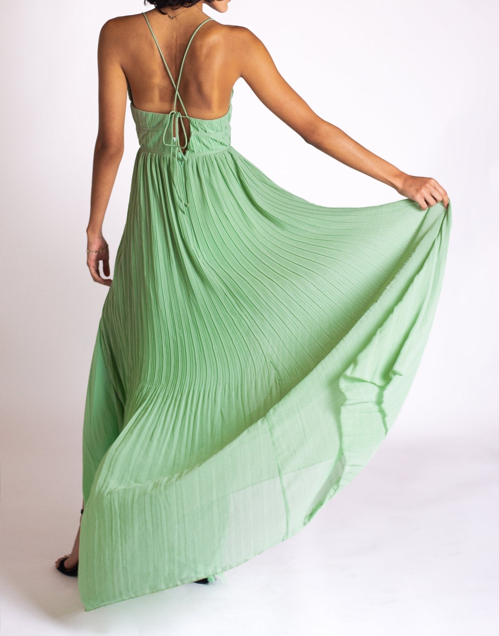 Blair - verde - Lend the Trend renta de vestidos mexico