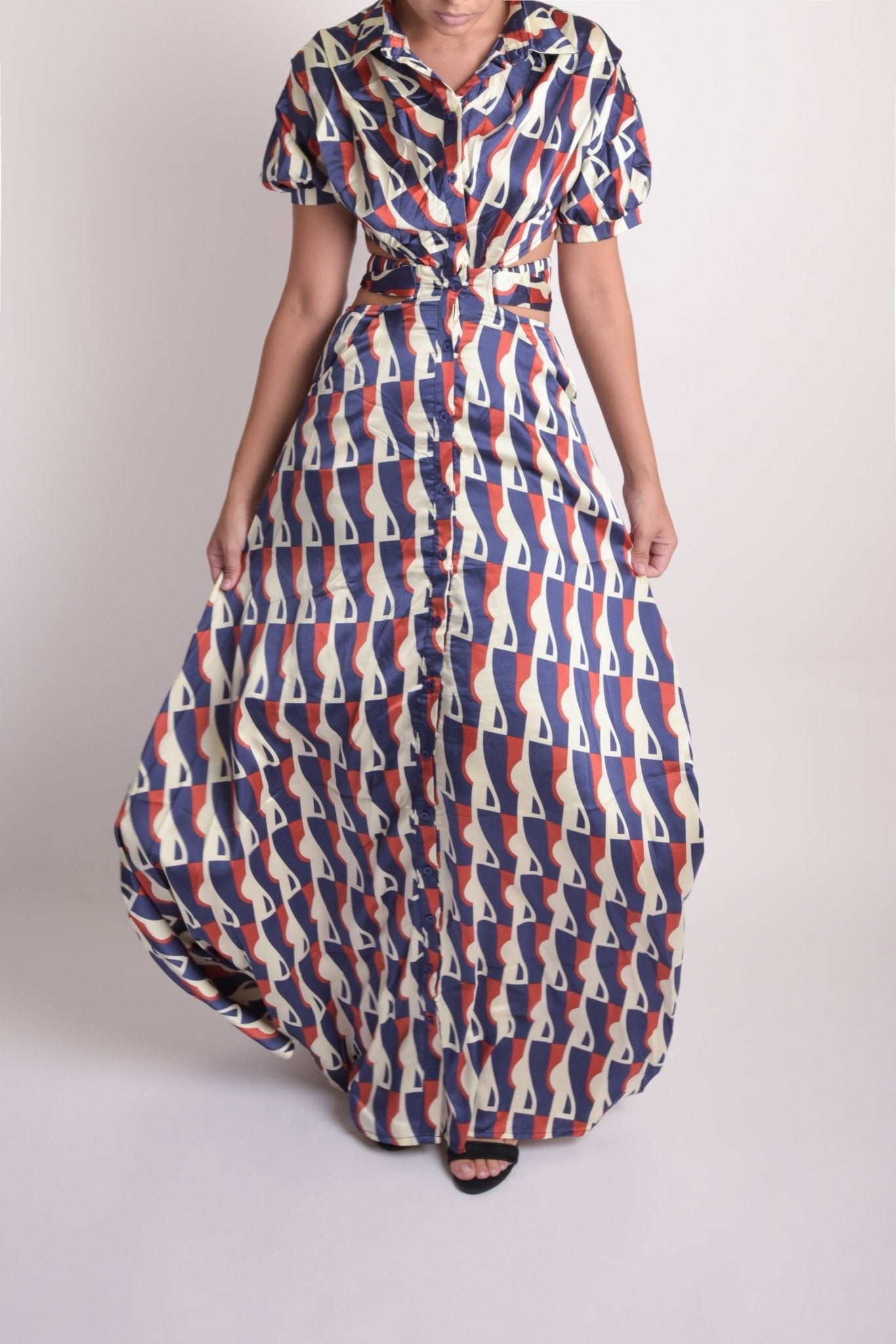 Carola - rojo venta - Lend the Trend renta de vestidos mexico