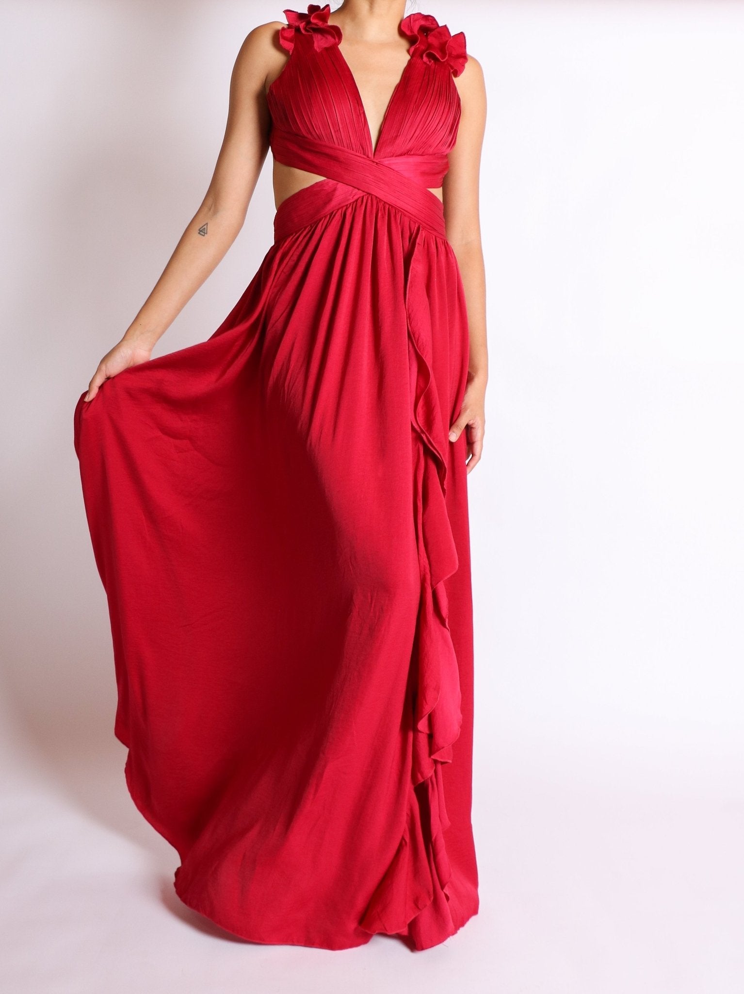 Emory - rojo - Lend the Trend renta de vestidos mexico