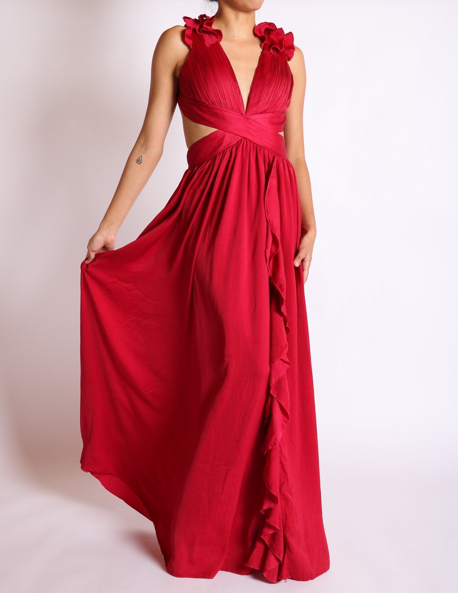 Emory - rojo - Lend the Trend renta de vestidos mexico