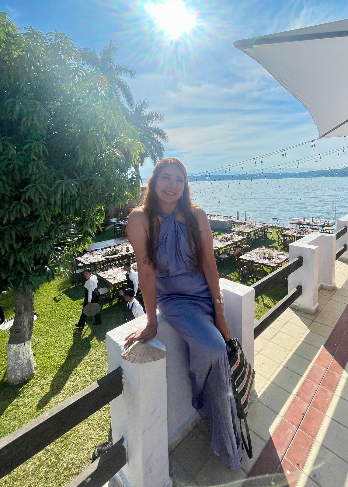 Erin - azul grisaceo - Lend the Trend renta de vestidos mexico