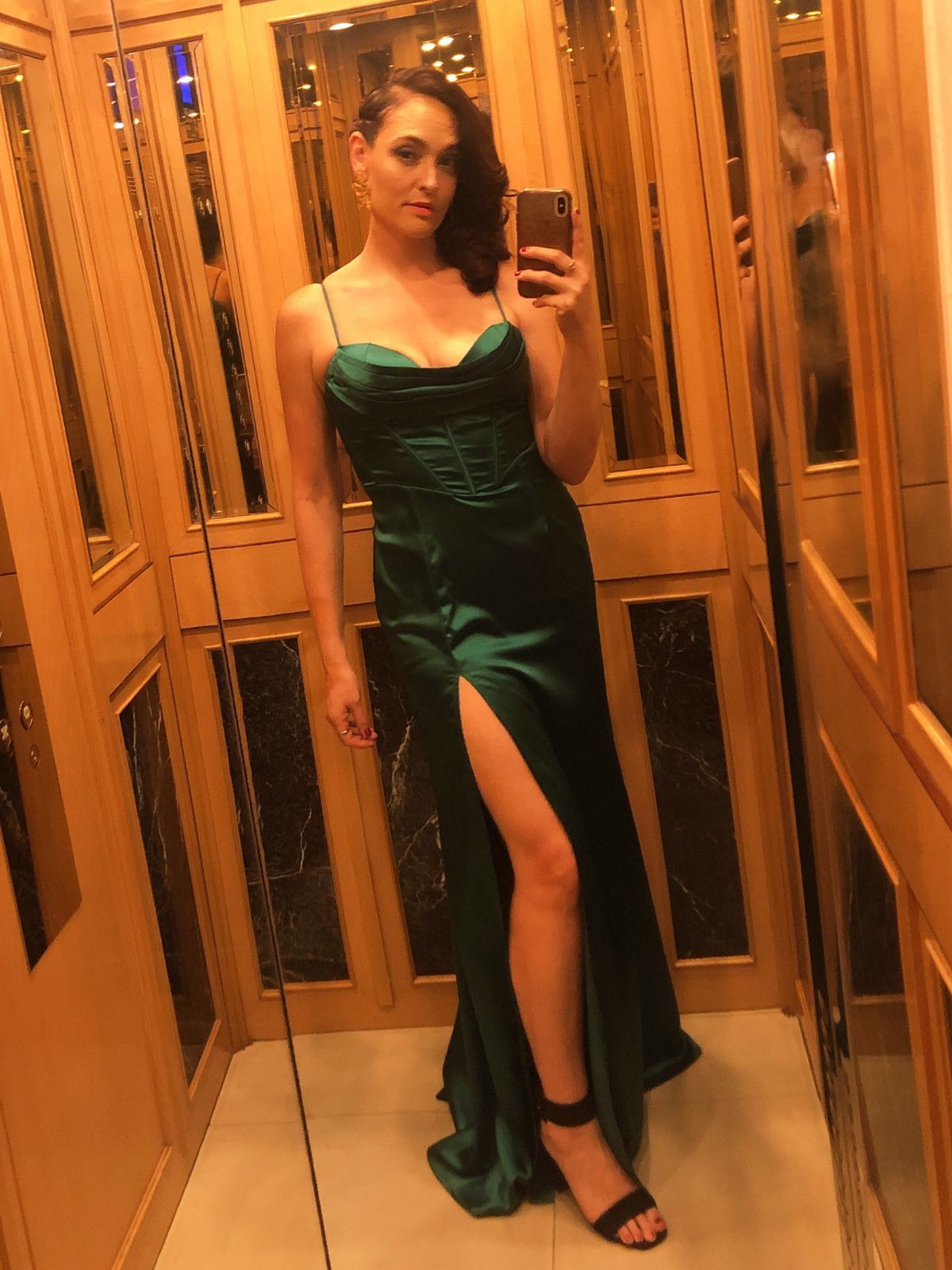 Evelyn - verde venta - Lend the Trend renta de vestidos mexico