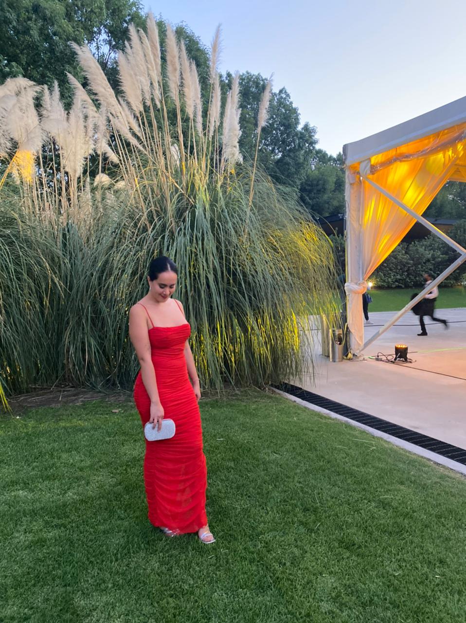 Fornarina - rojo - Lend the Trend renta de vestidos mexico