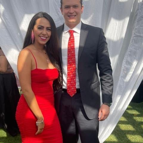 Fornarina - rojo - Lend the Trend renta de vestidos mexico