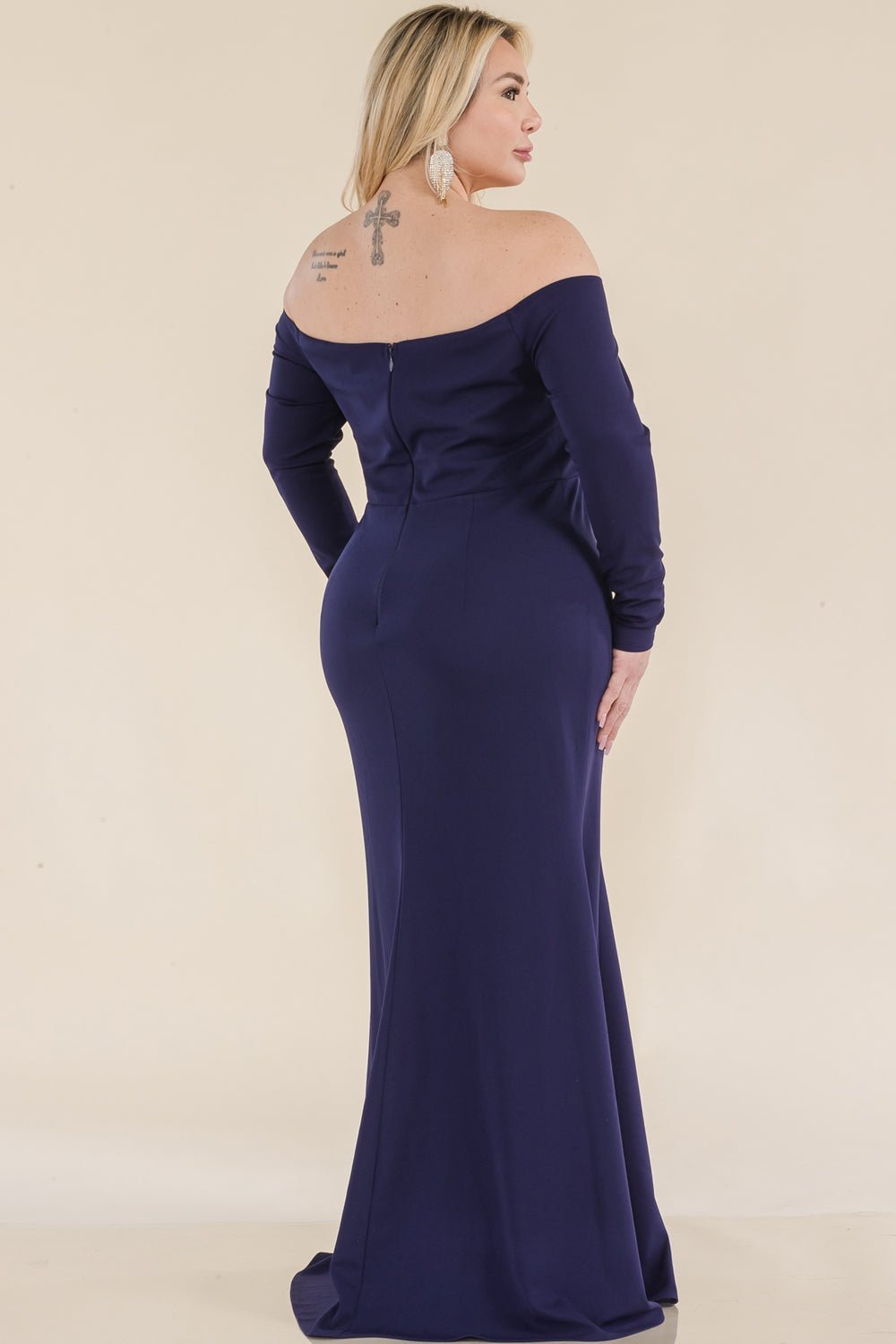 Hannia - azul - Lend the Trend renta de vestidos mexico