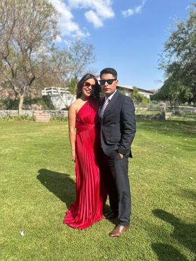 Mabela - rojo - Lend the Trend renta de vestidos mexico