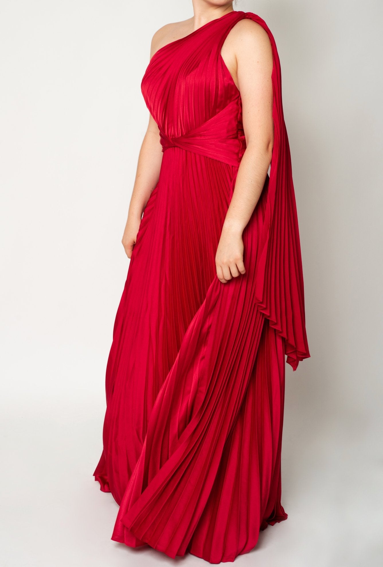 Mabela - rojo - Lend the Trend renta de vestidos mexico