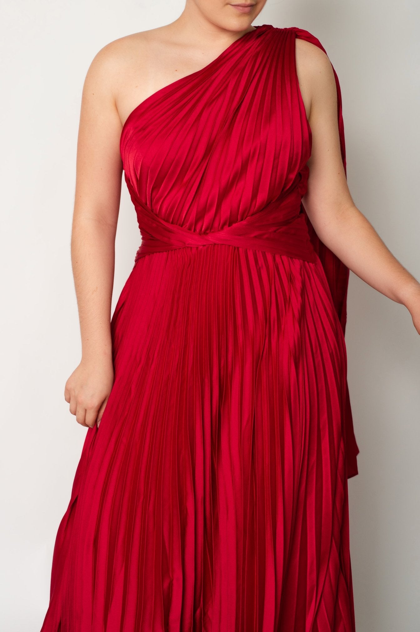 Mabela - rojo - Lend the Trend renta de vestidos mexico