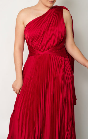 Mabela - rojo venta - Lend the Trend renta de vestidos mexico