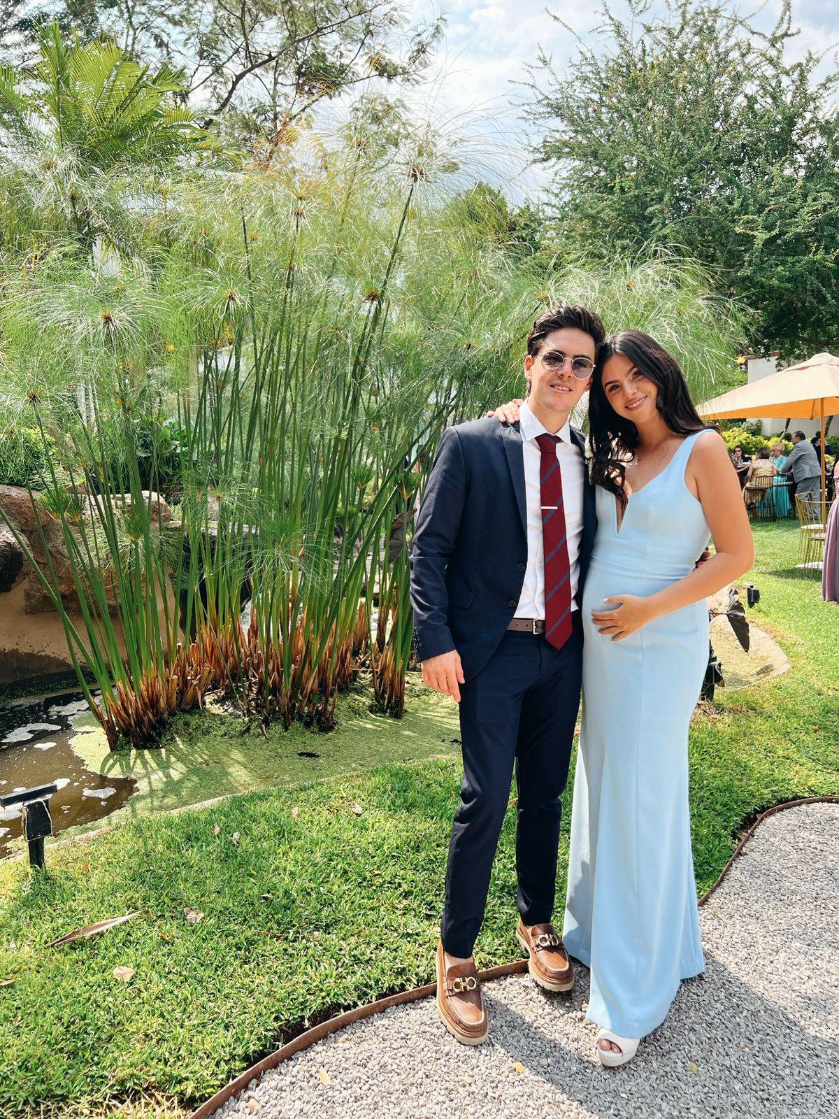 Macie - vestido largo azul - Lend the Trend renta de vestidos mexico