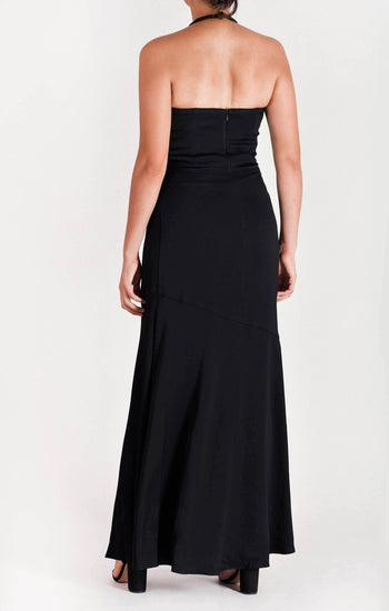 Marión - vestido negro - Lend the Trend renta de vestidos mexico