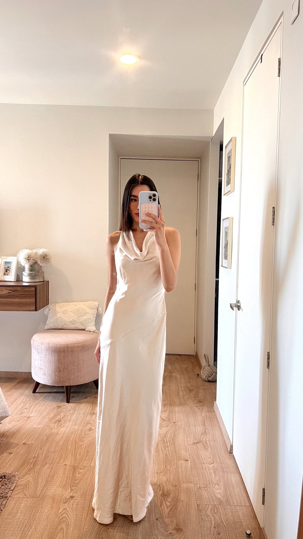 Marisa - champagne - Lend the Trend renta de vestidos mexico