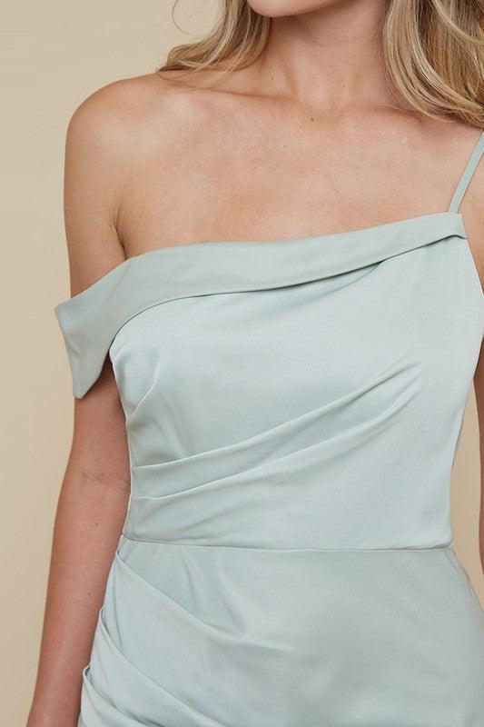 Maye - verde claro venta - Lend the Trend renta de vestidos mexico