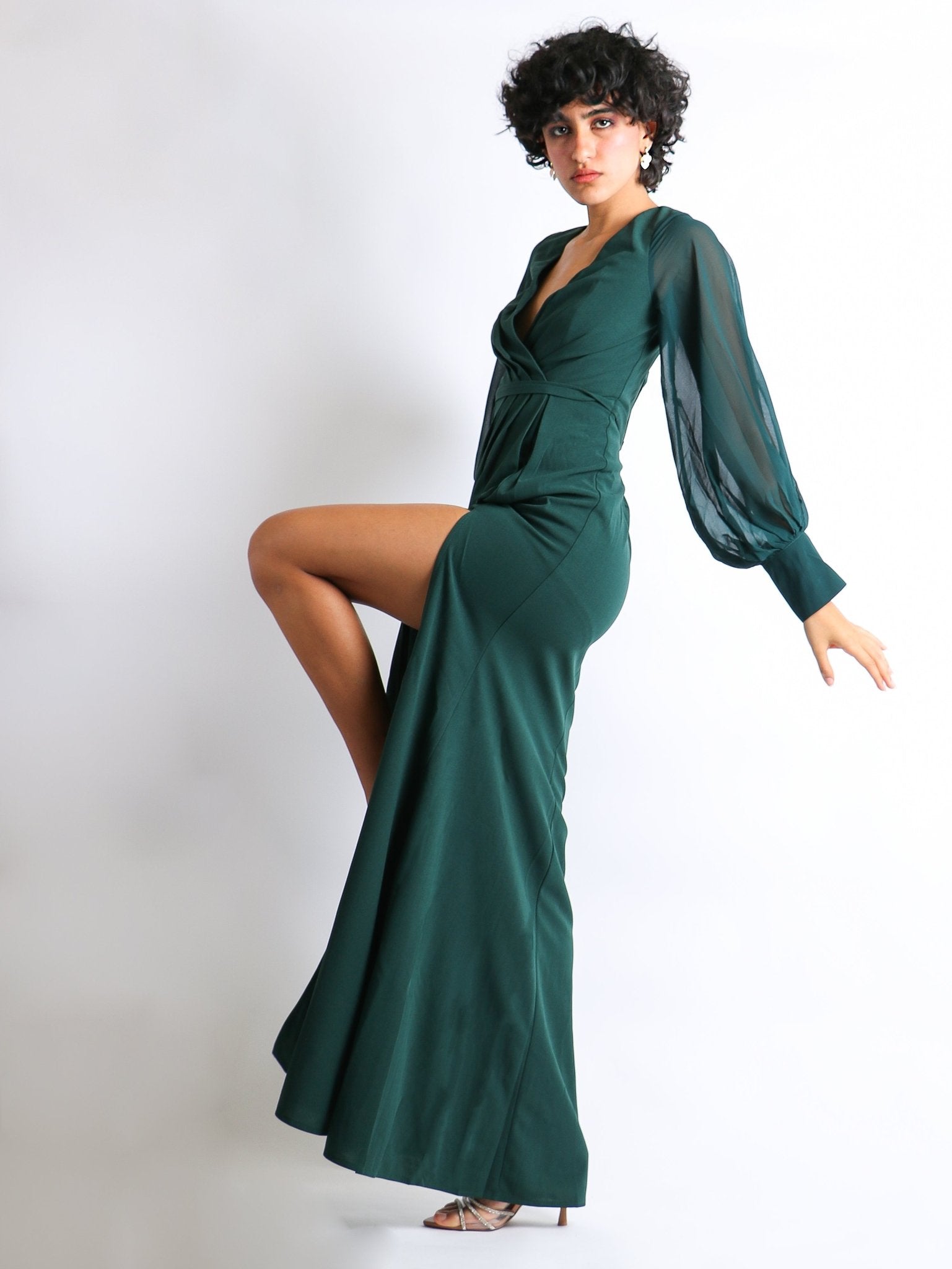 Overy - verde - Lend the Trend renta de vestidos mexico